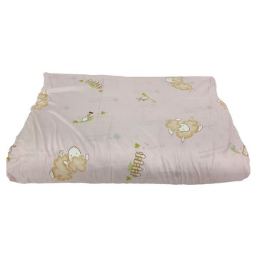 EmBrace 英柏絲 純棉嬰兒乳膠床墊 大和抗菌  60 x 120 x 5cm  羊羊牧場 粉色