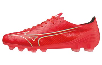 ALPHA PRO CORAL FOOTBALL CLEATS FIERY CORAL