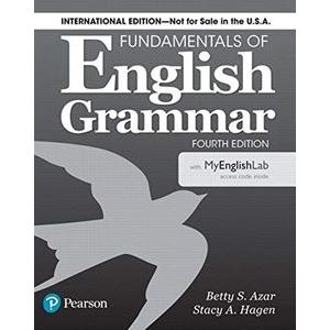 Azar-Hagen Grammar Fundamentals English Grammar 4th Edition Student Book with MyLab Access