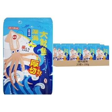 達利國際 深海大魷魚 辣味  20個  100g