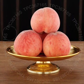 傢用供盤加厚閤金佛前供果盤財神拜神托盤供佛水果盤供奉招財貢盤 H D V J 1GT01