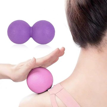 花生球 【SP維恆運動】按摩球 筋膜球 花生球 瑜珈/健身/伸展/硬式(單球+雙球)