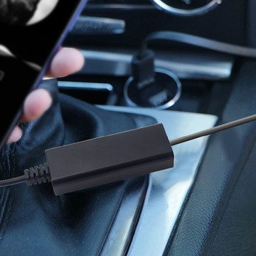 KEYIE 車用AUX音頻隔離器 共地隔離音源濾波器 3.5mm音源線 消除汽車音響咻咻聲 藍牙音樂撥放雜音 新特惠