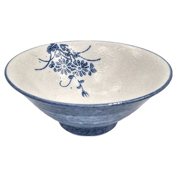 藍波斯菊 日本製 陶瓷碗 800ml  1個