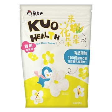 郭老師 米花朵朵寶寶米餅  25g  玉米口味  1包