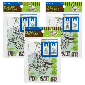 Disney 迪士尼 玩具總動員塑膠袋 M 10入  3組  2L