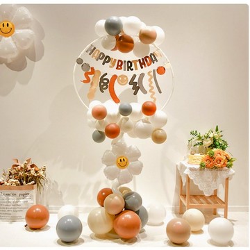 ❤隔日到貨❤ 圓形立柱 圓柱 立柱 生日 生日佈置 氣球 圓形立柱氣球 氣球佈置  圓形立柱套組 生日佈置套組 佈置