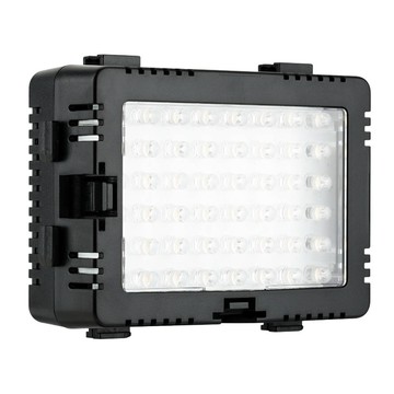 JJC 可擴充式不頻閃錄影攝影48顆LED補光燈LED-48DII(附熱靴轉接座/CRI顯色性80/色溫5600K)On-Camera Light
