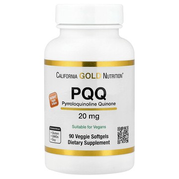 California Gold Nutrition, PQQ 素食膠囊，20 毫克，90 粒裝