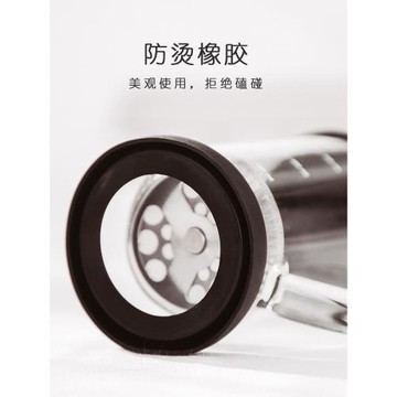 Bincoo法壓壺咖啡壺雙層耐熱隔熱沖茶器打奶泡家用法式過濾器