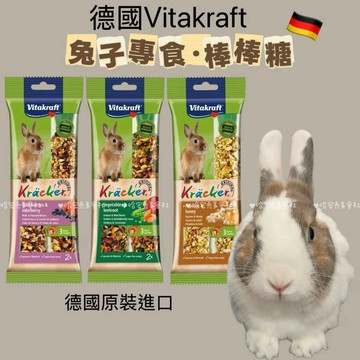 哈密兔事·德國🇩🇪Vitakraft兔子專用棒棒糖｜兔子磨牙零食·點心小寵物零食·兔子用品·兔啃咬玩具