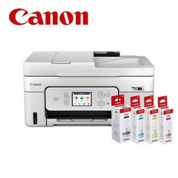 【Canon】PIXMA G4780 原廠連續供墨複合機+GI71原廠四色墨水1組