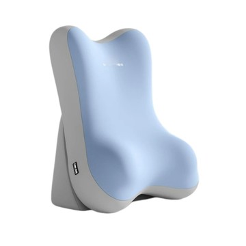 腰靠墊(不含坐 藍灰拼色多功能床上靠墊 可躺可趴可調角度 護頸護腰追劇必備靠枕
