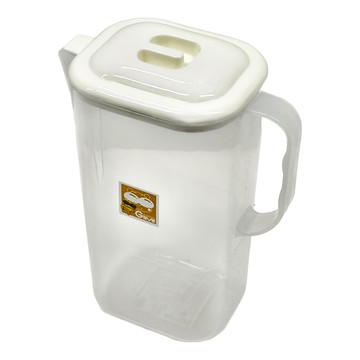 GIMI 吉米 大品味塑膠冷水壺 有杯蓋 有側手把  白色  1.8L  1個