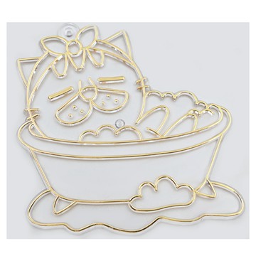 AMOS 阿摩司 壓克力模型版 洗澡貓 S84 - 小款  1個