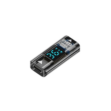 【ibits】MDD USB3.2數顯轉接頭 Type-C母轉USB母 10Gbps高速傳輸 60W功率顯示