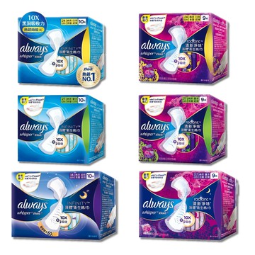 【蝦皮直營】Whisper好自在 INFINITY液體衛生棉 一般款/清新淨味