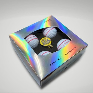 MEGA GOLF 高爾夫球(三軸瞄準線) 精裝組4顆入