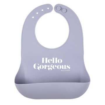 美國 BELLA TUNNO - 矽膠圍兜-(Hello Gorgeous 哈囉小美女)