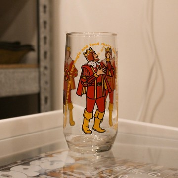 𝗈𝗅𝖽𝗍𝗈𝗒𝗌𝗍𝖺𝗍𝗂𝗈𝗇 1970s Burger King 漢堡王 玻璃杯 生活居家 日用品 老物收藏擺飾