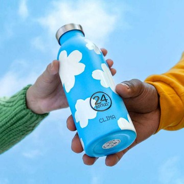 義大利 24Bottles 不鏽鋼雙層保溫瓶 500ml (白日夢) 不鏽鋼水瓶 保冷瓶 水壺