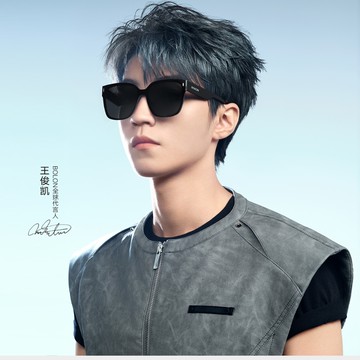 【BOLON 暴龍】粗版方形膠框太陽眼鏡(☆BX8001-A10)