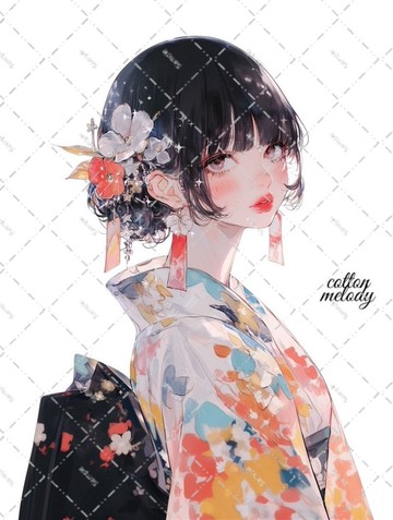 原創貼紙 no.6704 人物貼紙 原創貼紙 人物貼紙 女孩貼紙 原創人物貼紙