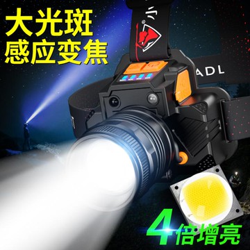 樂天精選 小野人led頭燈強光充電超亮頭戴式手電筒遠射戶外疝氣夜釣魚礦燈