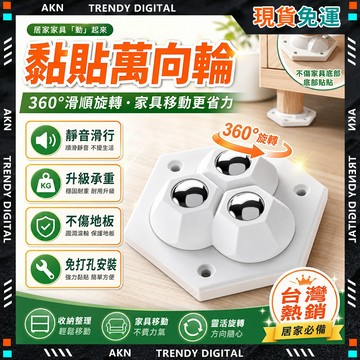 🥇現貨隔日達🥇 無包裝免運 滾珠萬向輪 省力滾輪貼 彰化實體店 收納箱滾輪 ️黏貼滾輪 鋼珠萬向輪 置物架滾輪 萬向滑輪