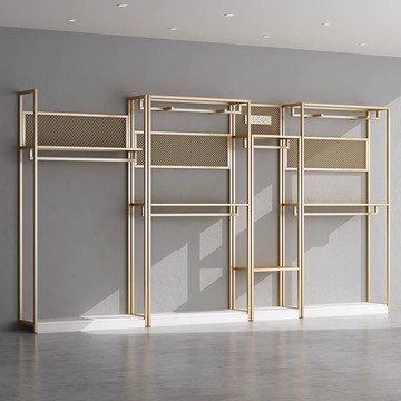 吊衣桿 掛衣架 落地掛衣架服裝店展示架衣帽置物架子男女童裝店衣服店鋪睡衣貨架S66公司貨快速出貨