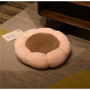 花瓣坐墊家用放臥室地上客廳懶人圓墊冬季毛絨日式加厚大號榻榻米