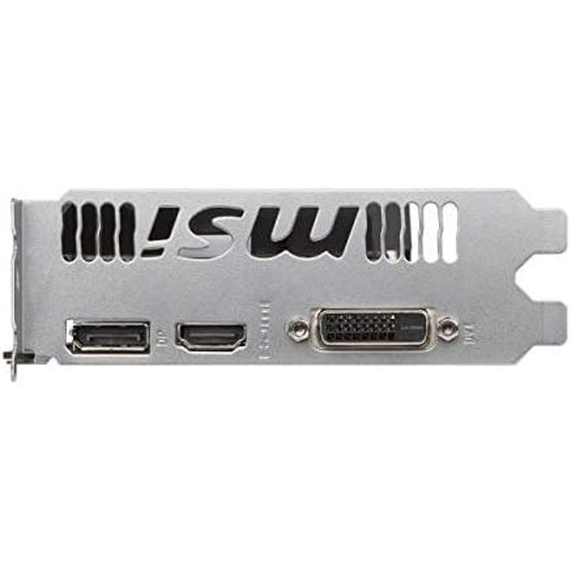 MSI 4GB NVIDIA GeForce GTX 1050 TI OC GDDR5 DVI/HDMI/DisplayPort