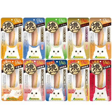 CIAO 【12入組】日本-炙燒魚柳條系列 30g