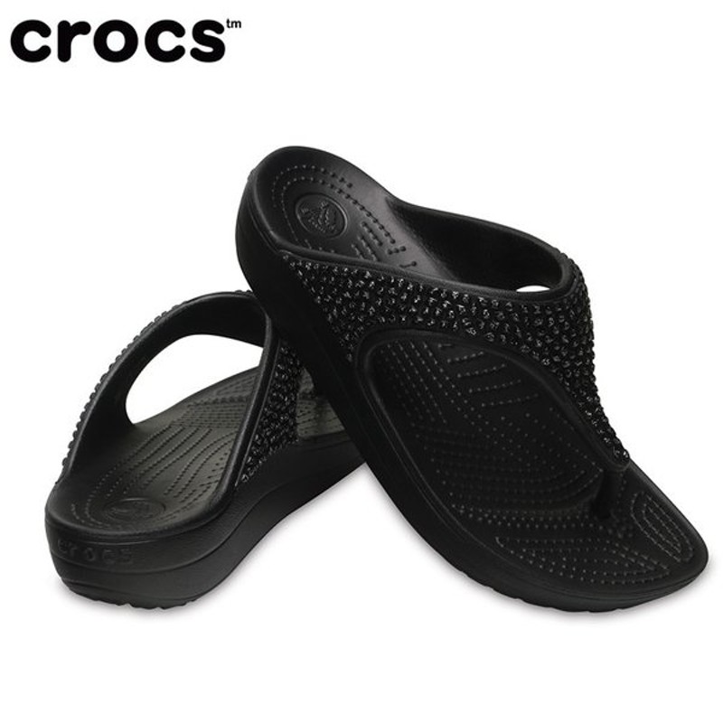 クロックス Crocs サンダル レディース クロックス スローン エンベリッシュド フリップ ウィメン 4181 Od 通販 Lineポイント最大0 5 Get Lineショッピング