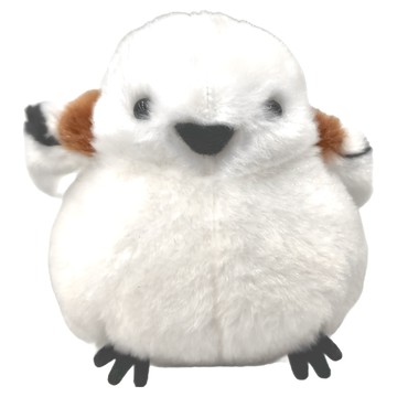 IWAYA 拉繩互動玩具 毛絨玩具 適用年齡3歲以上  雪精靈 白色  1個