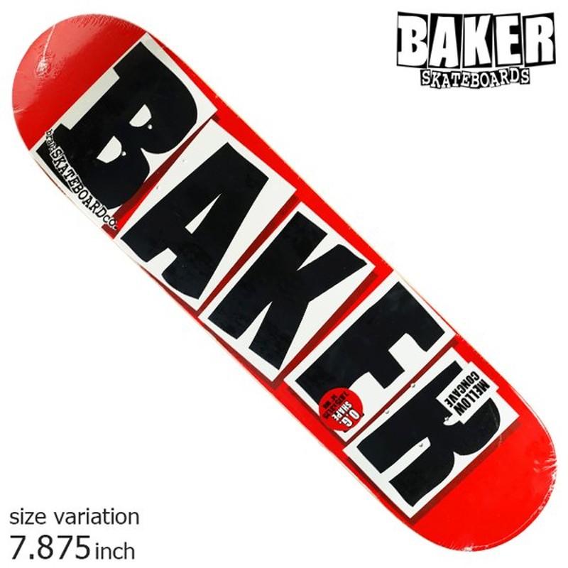 Baker Brand Logo Black 7 875 8 375 8 475 デッキ ベイカー ベーカー スケボー Skateboard スケートボード ブランドロゴ 通販 Lineポイント最大0 5 Get Lineショッピング