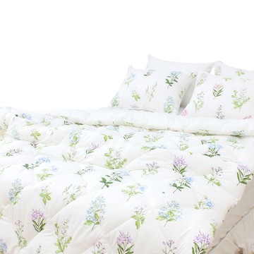 Chouette Room 冬青花園半超細纖維薄被  220 x 180cm  藍色