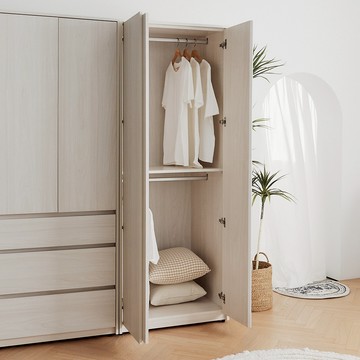 完美主義｜ Bella 線條雙吊衣櫃 衣櫥 衣櫃 玄關【X0122】