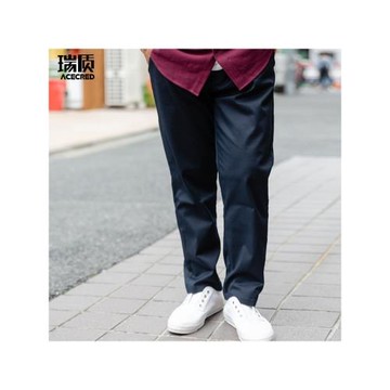 爸爸秋裝褲子中老年人男裝休閑褲老爸秋季寬松長褲爺爺老人薄款男