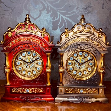 The fate家 復古鬧鐘床頭鐘臥室創意禮品時鐘座鐘客廳書桌擺式鐘