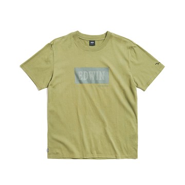 EDWIN｜男裝｜斜紋印花短袖T恤