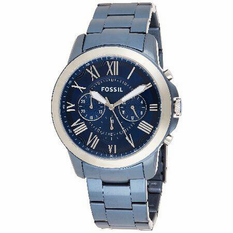 Fossil Grant Chronograph Blue Dial Men s Watch FS5230 LINE