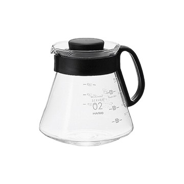 HARIO 【HARIO】V60日本耐熱玻璃沖泡壺&咖啡壺-600ml-黑色(XVD-60B)