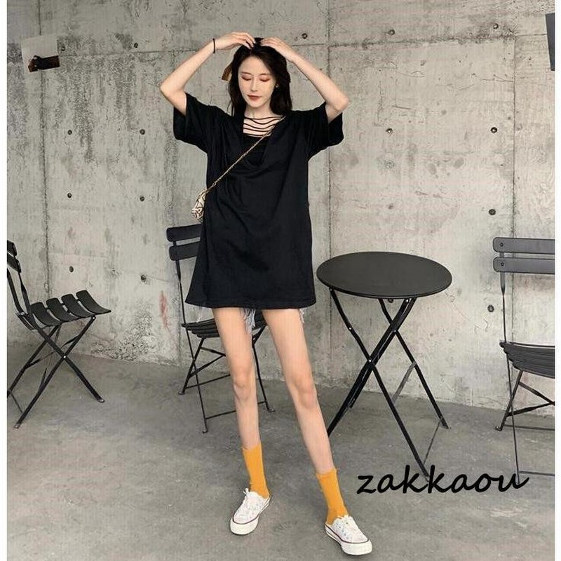 ティーシャツワンピ ビックティーシャツ Tシャツワンピース ロングティーシャツ レディース ロングt 夏新作 Tシャツ 大きいサイズ トレンド ロンT ショート ティーシャツワンピ ビックティーシャツ Tシャツワンピース