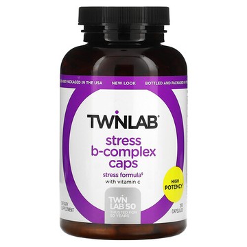 Twinlab, 抗壓力 B 復合物，250 粒膠囊