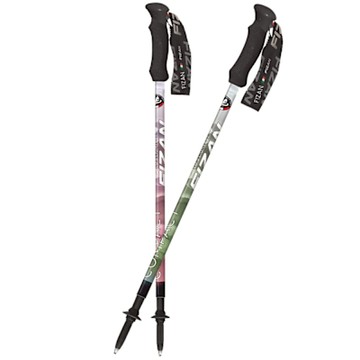 FIZAN超輕三節式健行登山杖2入特惠組 雙色雲海