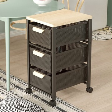 實木縫隙櫃 縫隙櫃 置物架 收納櫃 30cm夾縫收納櫃子抽屜式實木廚房縫隙置物架窄邊衛生間小推車儲物『XY38085』