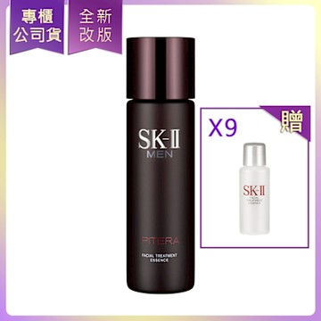 *SK-II 男士活能青春露(230ml)贈青春露(10ml)*9(公司貨)