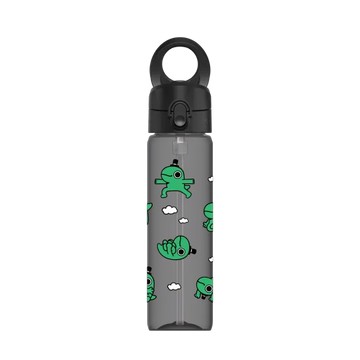 磁吸水壺 AquaStand Tritan 800cc - 附吸管 黑 - 怪奇事物所 Incrediville - 所長的瑜伽時間