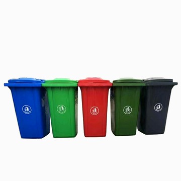 環衛垃圾桶批發工地塑料果皮箱腳踏大戶外垃圾桶垃圾分類箱廠家[DD080109]